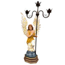 Par de Anjos com Candelabro Ajoelhados 104cm