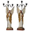 Par de Anjos com Candelabro 115cm