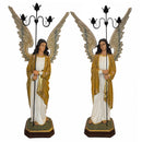 Par de Anjos com Candelabro 205cm