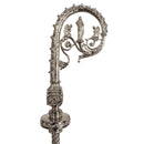 Báculo São Carlos Borromeu banhado a níquel (com a haste espiral)