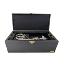 Báculo São Carlos Borromeu banhado a níquel (com a haste espiral)