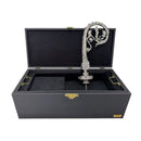 Báculo São Carlos Borromeu banhado a níquel (com a haste espiral)