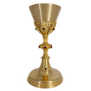 Cálice Ave Crux banhado a ouro