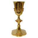 Cálice Gótico banhado a ouro