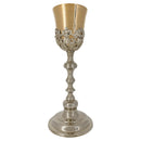 Conjunto de Cálice e Âmbula JHS com Grade banhados a níquel