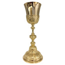Conjunto de Cálice e Âmbula Neoclássico banhados a ouro