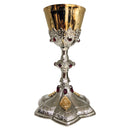 Conjunto de Cálice e Âmbula Notre-Dame banhados a níquel