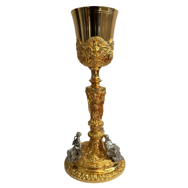 Cálice Romano banhado a ouro