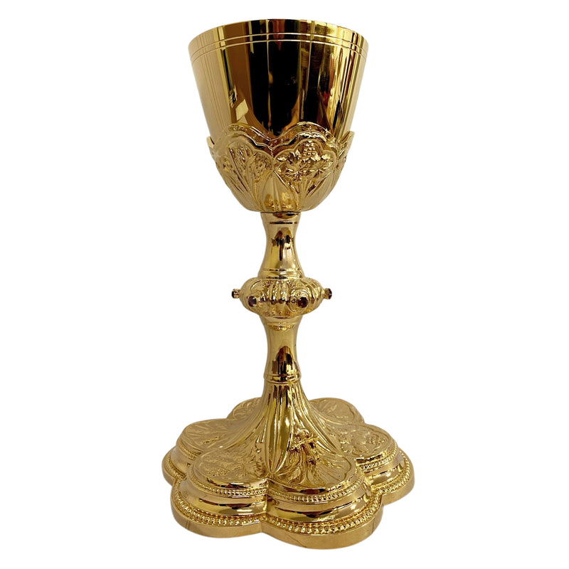 Cálice Trigo e Uva banhado a ouro