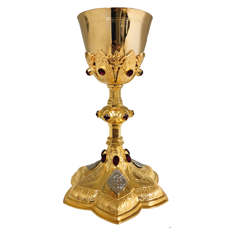 Cálice Notre-Dame banhado a ouro