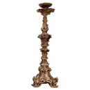 Conjunto de Castiçais em Resina com Cruz (7 Peças)