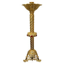 Castiçal Catedral Grd. banhado a ouro