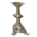 Castiçal Catedral Peq. banhado a níquel