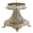 Castiçal Oval para Donzela banhado a níquel