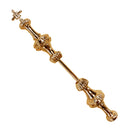 Cetro Real banhado a ouro