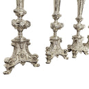 Castiçal Francês banhado a níquel