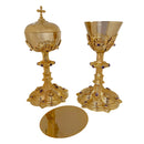 Conjunto de Cálice e Âmbula Cor Amoris banhados a ouro