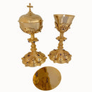 Conjunto de Cálice e Âmbula Cor Amoris banhados a ouro
