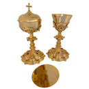Conjunto de Cálice e Âmbula Cor Amoris banhados a ouro