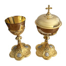 Conjunto de Cálice e Âmbula Francês banhados a ouro