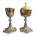 Conjunto de Cálice e Âmbula Francês banhados a níquel