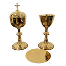 Conjunto de Cálice e Âmbula L2 banhados a ouro