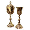 Conjunto de Cálice e Âmbula Neoclássico banhados a ouro