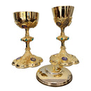 Conjunto de Cálice e Âmbula Pantokrator banhados a ouro