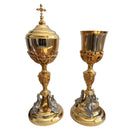 Conjunto de Cálice e Âmbula Profetas banhados a ouro