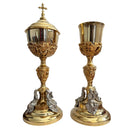 Conjunto de Cálice e Âmbula Profetas banhados a ouro