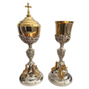 Conjunto de Cálice e Âmbula Profetas banhados a níquel