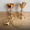 Conjunto de Cálice e Âmbula Santa Maria Mãe de Deus banhados a ouro