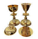 Conjunto de Cálice e Âmbula São José banhados a ouro