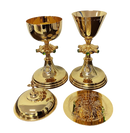 Conjunto de Cálice e Âmbula São José banhados a ouro