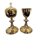 Conjunto de Cálice e Âmbula T2 banhados a ouro