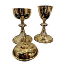 Conjunto de Cálice e Âmbula T2 banhados a ouro