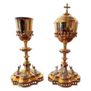 Conjunto de Cálice e Âmbula Vaticano banhados a ouro