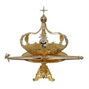 Conjunto do Divino (Coroa, Salva e Cetro) banhado a ouro