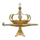 Conjunto do Divino (Coroa, Salva e Cetro) banhado a ouro