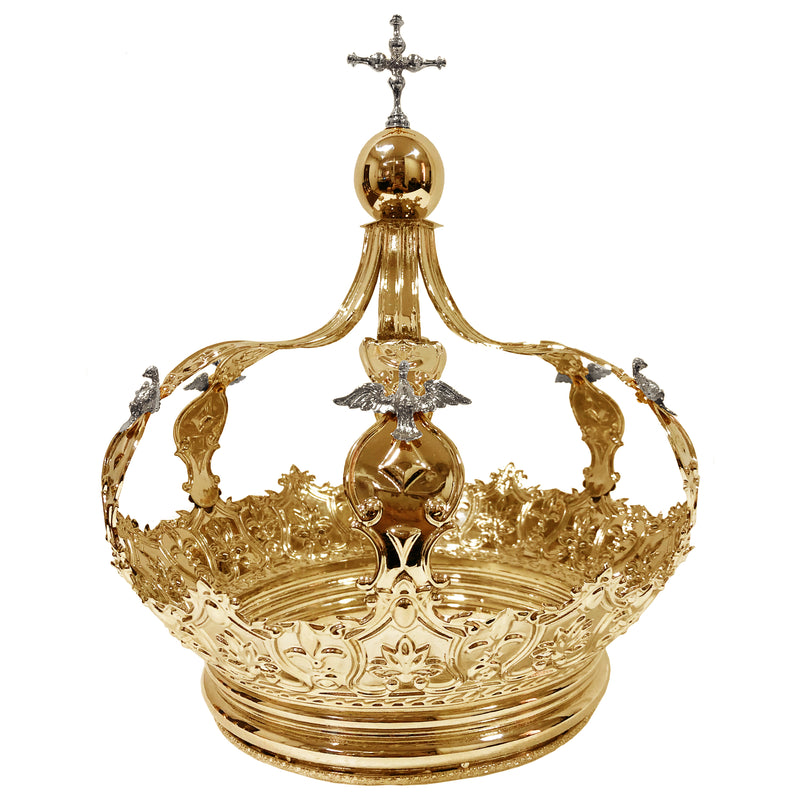 Coroa do Divino banhada a ouro