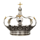 Coroa do Divino banhada a níquel