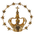 Coroa 4 com Estrelas banhada a ouro