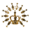 Coroa 7 com Raios banhada a ouro