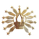 Coroa Francesa com Raios banhada a ouro