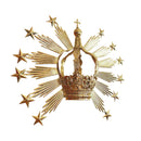 Coroa Francesa com Raios banhada a ouro