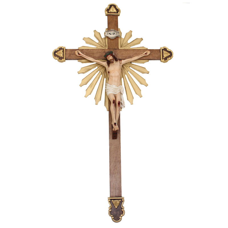 Crucifixo 120cm de Parede Ornado