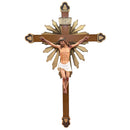 Crucifixo 170cm (Corpo 95cm) de Parede Ornado