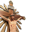 Crucifixo 170cm (Corpo 95cm) de Parede Ornado