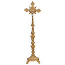 Cruz de Altar Barroca Grd. banhada a ouro