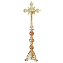 Cruz de Altar Boleada banhada a ouro